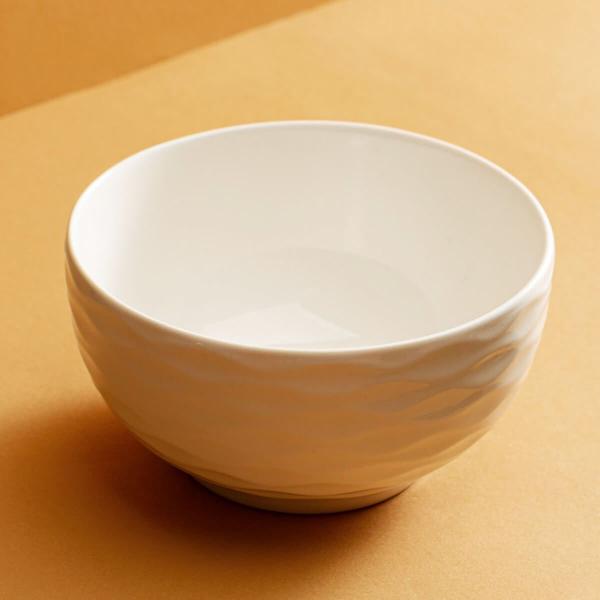 Imagem de Bowl Tigela de Porcelana Branca Lyor 400ml  Caldos Sopas Vasilha para Açaí Sobremesa