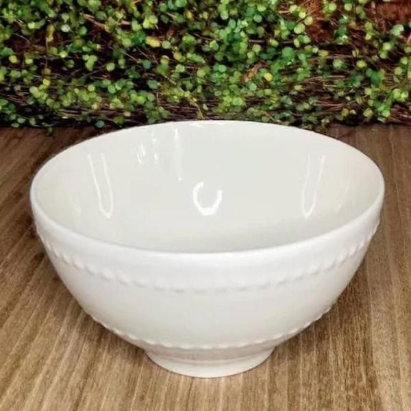 Imagem de Bowl Tigela de Porcelana New Bone Pearl 13,5x6,5cm - Lyor