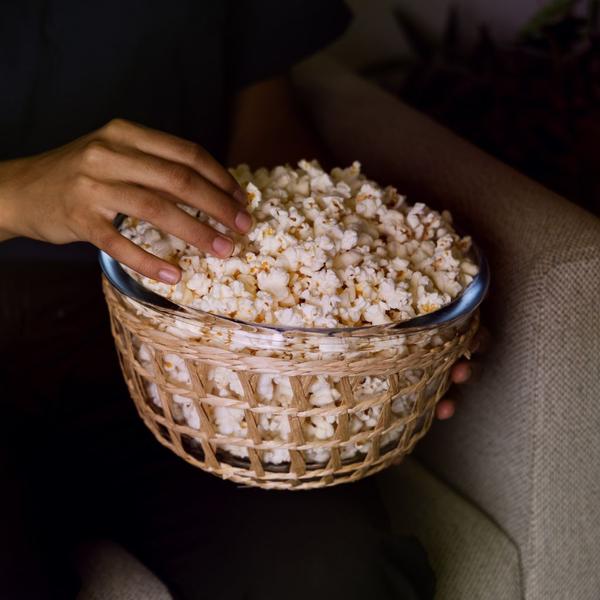 Imagem de Bowl Tigela De Vidro Resistente Com Fibra Natural Decoração