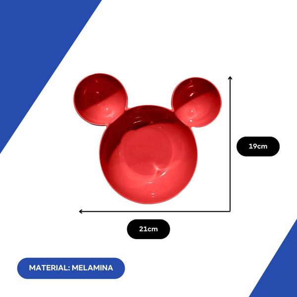 Imagem de Bowl Tigela Vermelha Orelha Mickey Disney