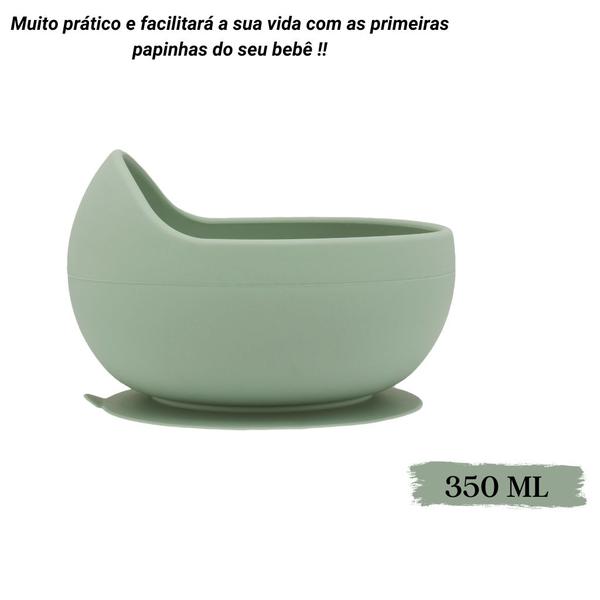 Imagem de Bowl Verde Em Silicone Com Ventosa 15635 - Buba