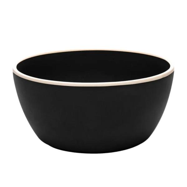 Imagem de Bowls Tigelas Potes Melamina Preto Para Sua Refeição Lanche