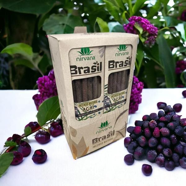 Imagem de Box 12Cx Incenso Natural Nirvana Brasil 9 Var- Escolha Aroma