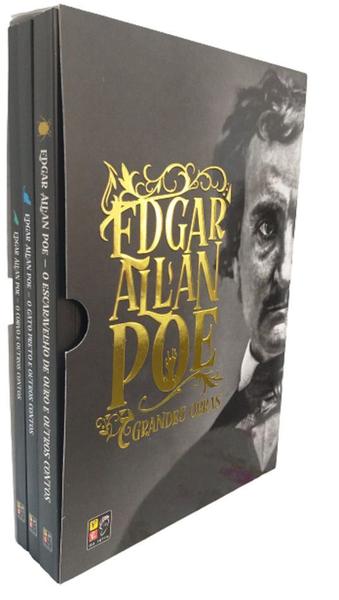 Imagem de Box 3 Livros Edgar Allan Poe O Gato Preto e Outros Contos - Editora Pé da Letra