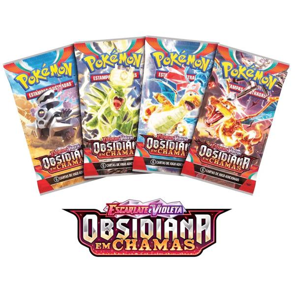 Imagem de Box 36 Booster Cards Pokémon EV03 Obsidiana Em Chamas
