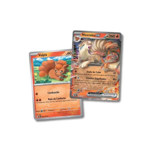 Imagem de Box Baralho Batalha Deluxe Ninetales Ex