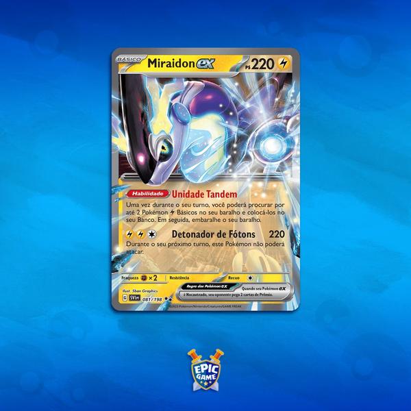 Imagem de Box Baralho Batalha Liga Miraidon ex Deck Completo Pokémon