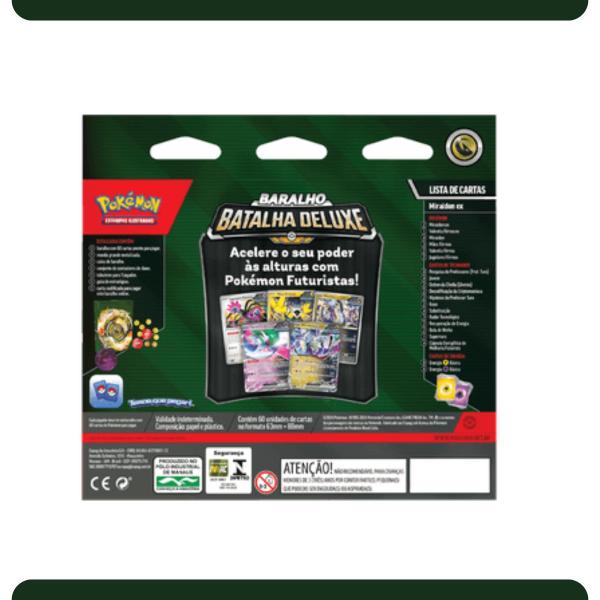 Box Baralho De Batalha Deluxe Koraidon Ex Pokémon Copag Coleção Cards Geek Destinos em Paldea TCG - Pokémon Cards Copag Imagem de Box Baralho De Batalha Deluxe Koraidon Ex Pokémon Copag Coleção Cards Geek Destinos em Paldea TCG