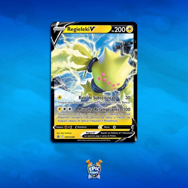 Imagem de Box Cartas Pokémon Realeza Absoluta Coleção Regieleki V