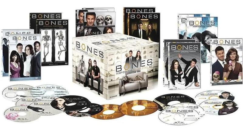 Imagem de Box Coleção Dvd Bones 1ª A 7ª Temporada - 39 Dvds