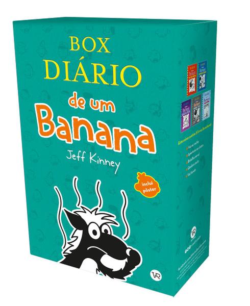 Box Com 5 livros (Do 11 Ao 15) - Diário De Um Banana + Pôster