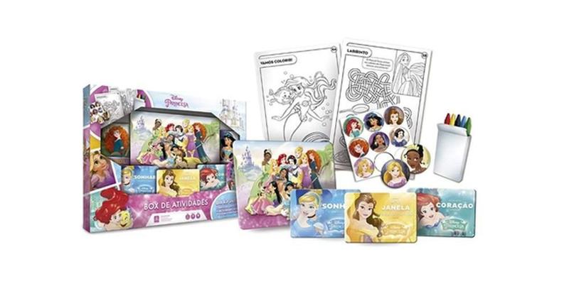 Imagem de Box De Atividades Disney Princesas - Copag