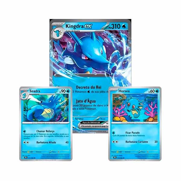 Imagem de Box de Cartas - Pokémon - Fábulas Nebulosas - Kingdra Ex - Copag