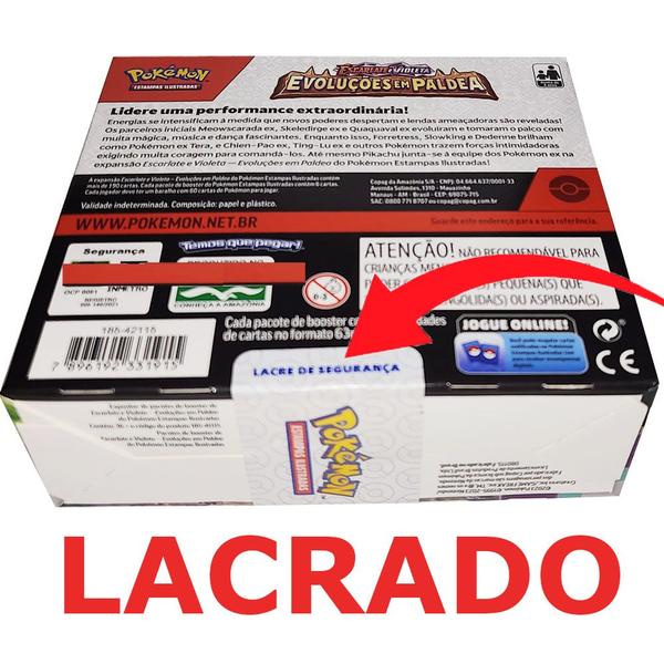 Imagem de Box Display Pokémon Escarlate E Violeta 2 Evolução Em Paldea