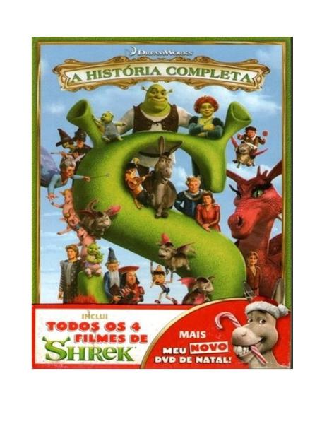 Imagem de Box Dvd Shrek A História Completa - Coleção Filmes 5 Discos