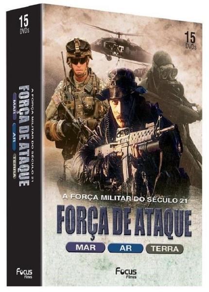 Box Força De Ataque: Mar Ar Terra (15 Dvds) - Focus Filmes Imagem de Box Força De Ataque: Mar Ar Terra (15 Dvds)