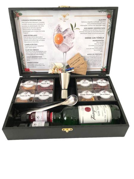 Imagem de Box Gin Tônica Tanqueray Edição Limitada Presente Natal Luxo