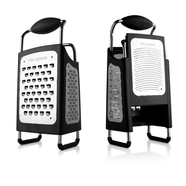 Imagem de Box Grater Microplane de Aço Inoxidável de Quatro Lados Ultra-Sharp