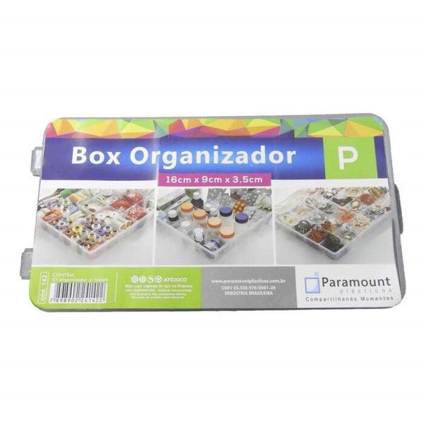 Imagem de Box Organizador Paramount Tamanho P - 16cm x 9cm x 3,5 cm