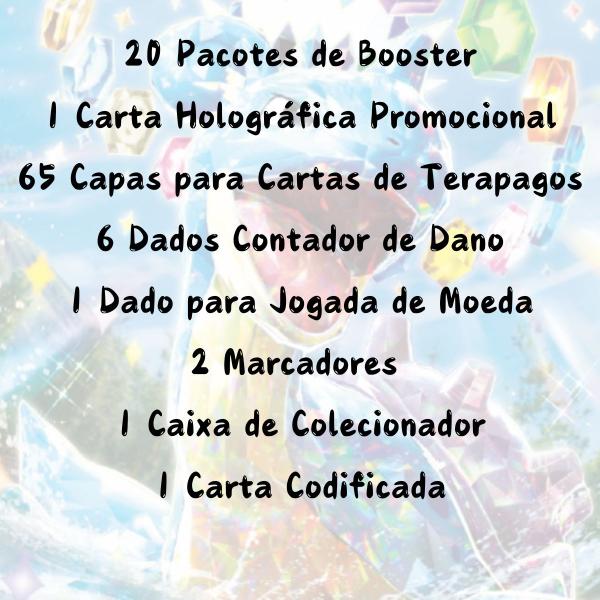 Imagem de Box Pokémon Escarlete e Violeta Coleção Treinador Avançado Coroa Estelar TCG Colecionar Cards Cartas