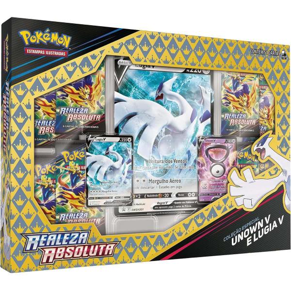 Imagem de Box Pokémon Lugia V E Unown V Realeza Absoluta 51 Cartas