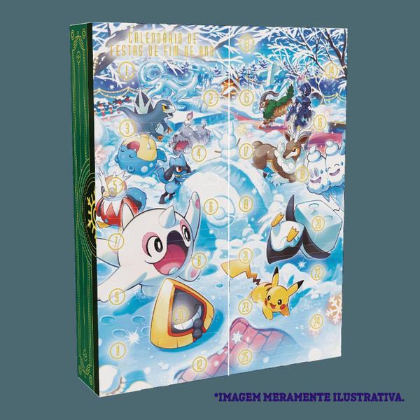 Imagem de Box Pokémon Tcg Calendário Festas Fim Ano Certificado Fsc