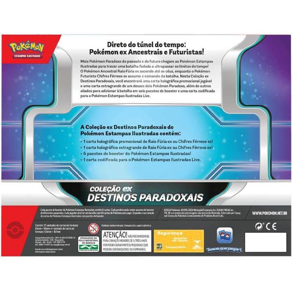 Imagem de Box pokemon tcg destinos paradoxais copag