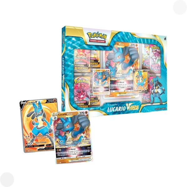 Imagem de Box Pokémon Tgc Coleção Lucario V-Astro 31278 - Copag