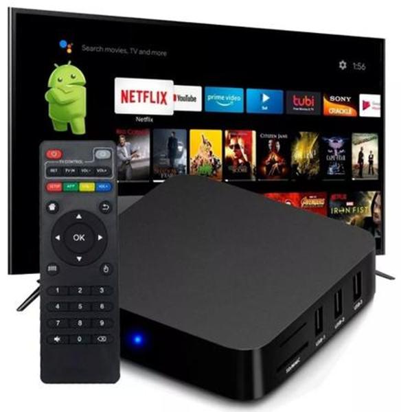 Box Smart 4k Plus Wifi Android Para Tv Simples Sem Smart - SMARTPLUS Box Smart 4k Plus Wifi Android Para Tv Simples Sem Smart - SMARTPLUS