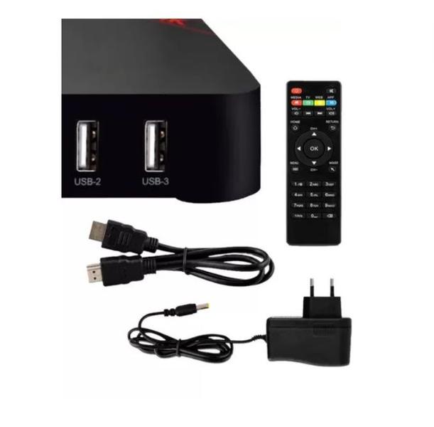 Imagem de Box Smart 4k Plus Wifi Android Para Tv Simples Sem Smart - SMARTPLUS