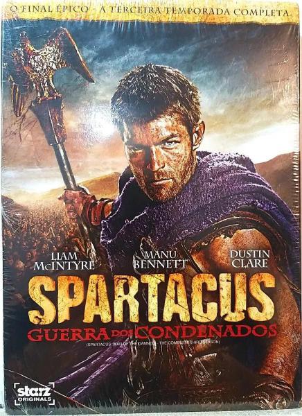 Box Spartacus Guerra Dos Condenados - 3ª Temporada - 4 Dvd'S - FOX Imagem de Box Spartacus Guerra Dos Condenados - 3ª Temporada - 4 Dvd'S