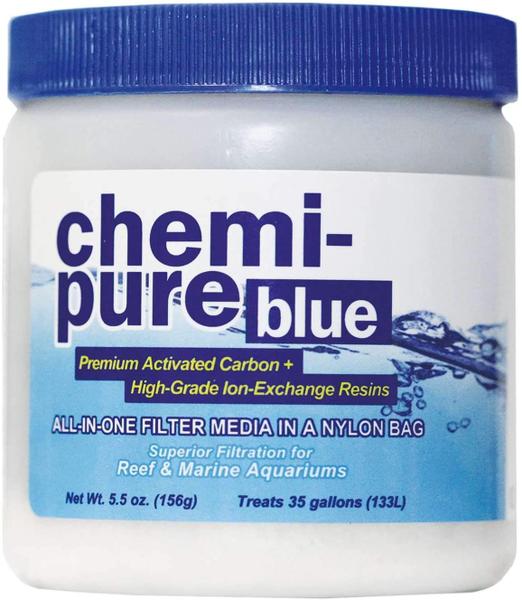 Imagem de Boyd Enterprises Chemi-Pure Aquarium Filtration Media, 5.5-Ounce, Azul