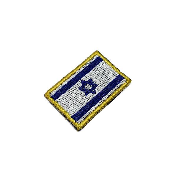 Imagem de BP0009-31 Bandeira Israel Patch Bordado 3,8x2,5cm