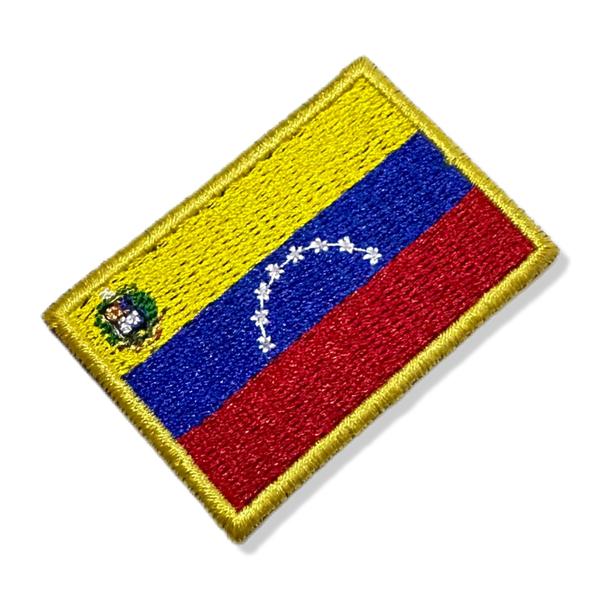 Imagem de BP0046-011 Bandeira Venezuela Patch Bordado 5,7x3,8cm