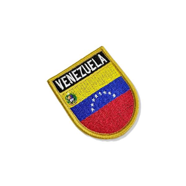 Imagem de BP0046E-011 Bandeira Venezuela Patch Bordado 5,7x6,8cm