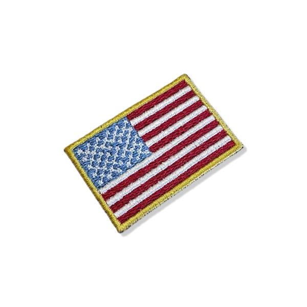 Imagem de BP0055-011 Bandeira USA Patch Bordado 5,7x3,8cm