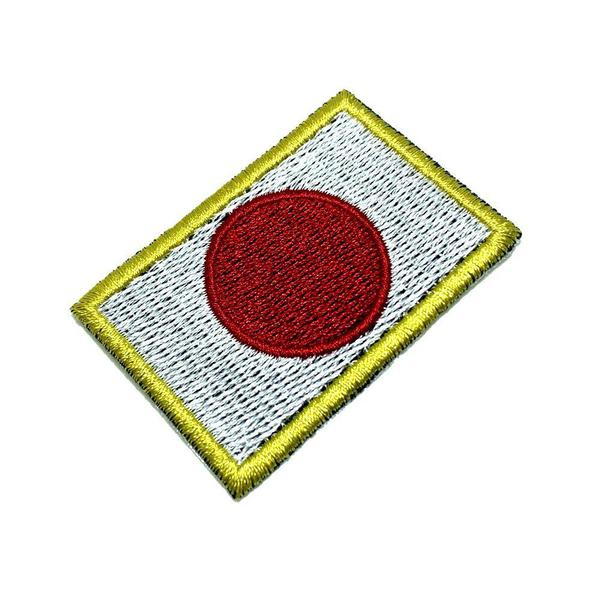 Imagem de BP0058T 11 Bandeira Japão Patch Bordada Termo Adesivo Costura