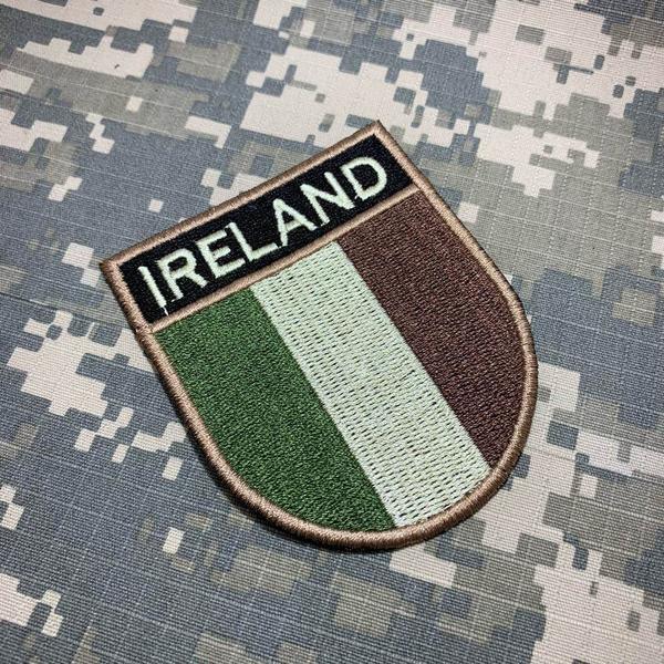 Imagem de BP0059ET03 Bandeira Irlanda Patch Bordado Termo Adesivo