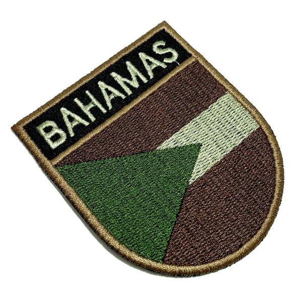 Imagem de BP0208ET03 Bandeira Bahamas Patch Bordado Termo Adesivo