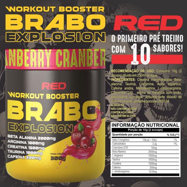 Imagem de Brabo Explosion Pré-Treino Red Series 300g