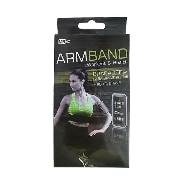 Imagem de Braçadeira Mbfit Smartphone E Porta Chave Arm Band