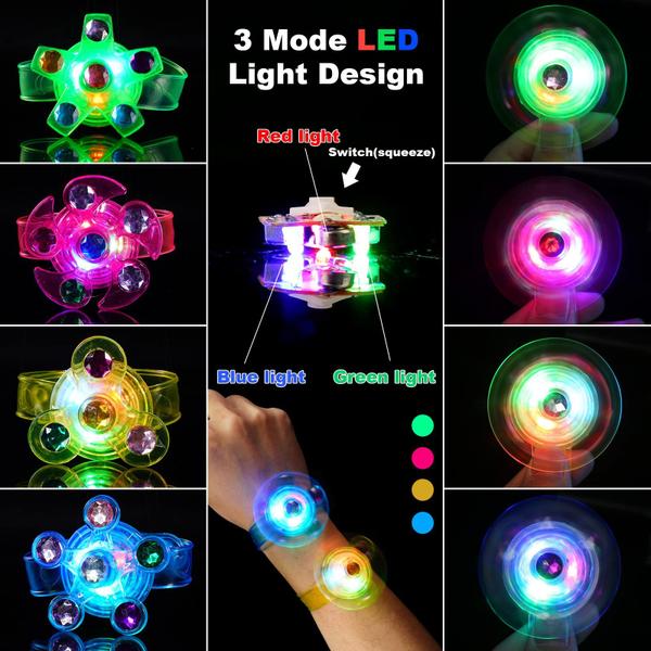 Imagem de Braceletes Party Favors Mikulala LED Light Up Fidget Spinner