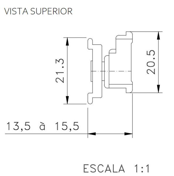 Imagem de Braço Articulação Para Janela Maxim-ar 250mm APR28 Linha Suprema - 1 Par