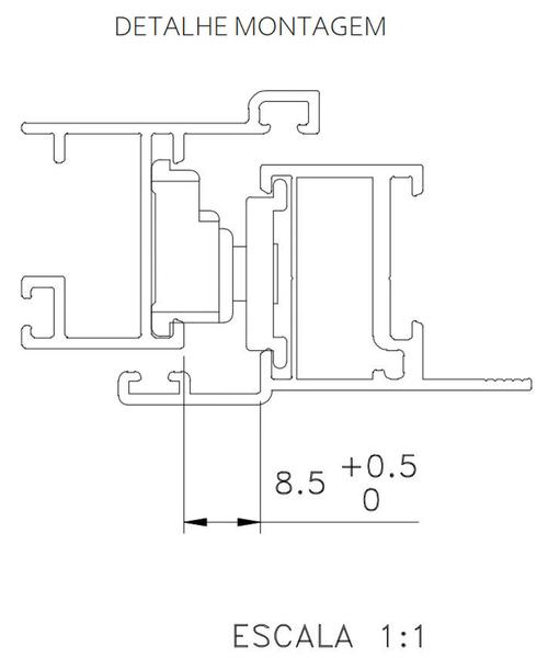 Imagem de Braço Articulação Para Janela Maxim-ar 250mm APR28 Linha Suprema - 1 Par