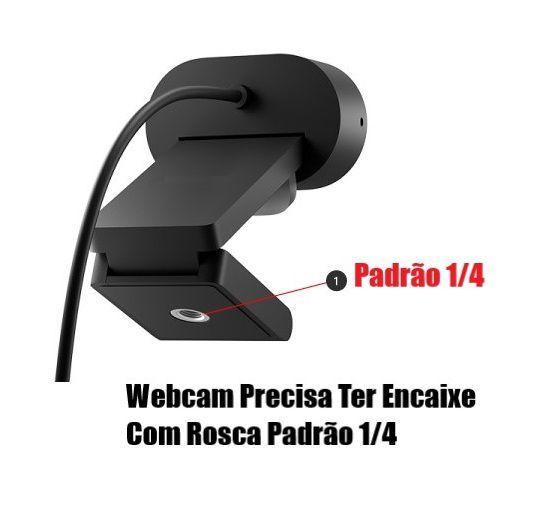 Imagem de Braço Articulado de Mesa Suporte Para Webcam Câmera Vídeo Iluminação 1/4 Conferência Lives Escritório Youtuber Streaming