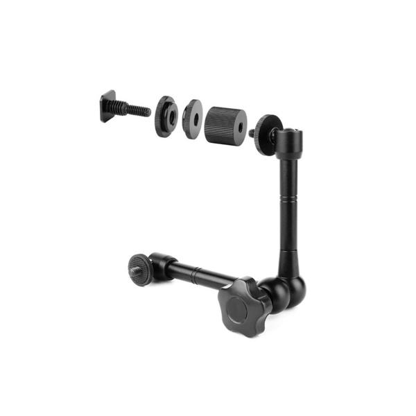 Braço Articulado Magic Arm 18cm Ballhead 1/4 Sapata Hot Shoe - DOMEFLOAT Imagem de Braço Articulado Magic Arm 18cm Ballhead 1/4 Sapata Hot Shoe