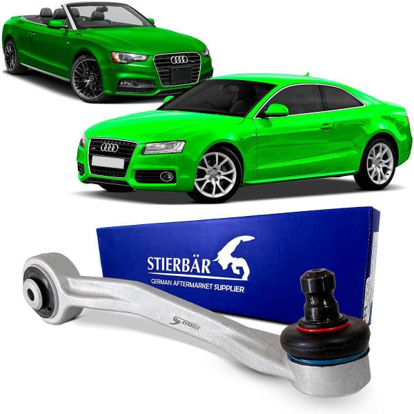 Braço Controle Oscilante Curvo Superior Suspensão Dianteira Direito Audi A5 2008 2009 2010 2011 2012 2013 2014 2015 2016 - Stierbar Imagem de Braço Controle Oscilante Curvo Superior Suspensão Dianteira Direito Audi A5 2008 2009 2010 2011 2012 2013 2014 2015 2016