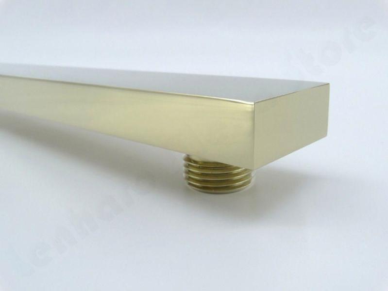Braço de Metal para Parede Dourado para Ducha - LMS-HA03G - Lenharo Imagem de Braço de Metal para Parede Dourado para Ducha - LMS-HA03G