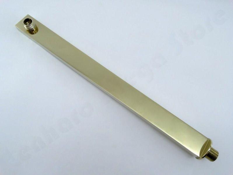 Braço de Metal para Parede Dourado para Ducha - LMS-HA03G - Lenharo Imagem de Braço de Metal para Parede Dourado para Ducha - LMS-HA03G