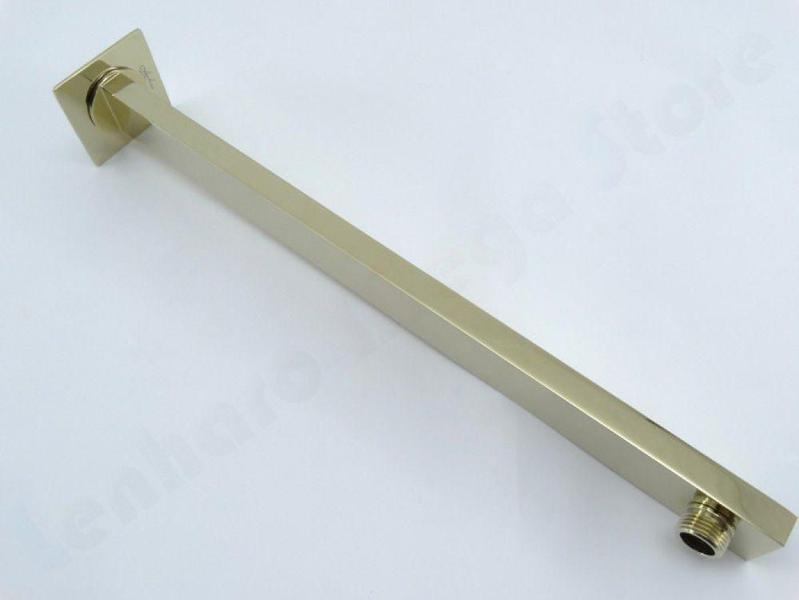 Braço de Metal para Parede Dourado para Ducha - LMS-HA03G - Lenharo Imagem de Braço de Metal para Parede Dourado para Ducha - LMS-HA03G